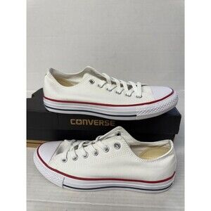 -1168 Converse All Star Low Top White/White-US 6 Mens